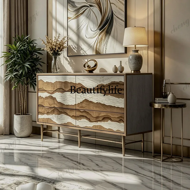 Lighting Decor Bedroom - A52 Американская легкая роскошная комода в