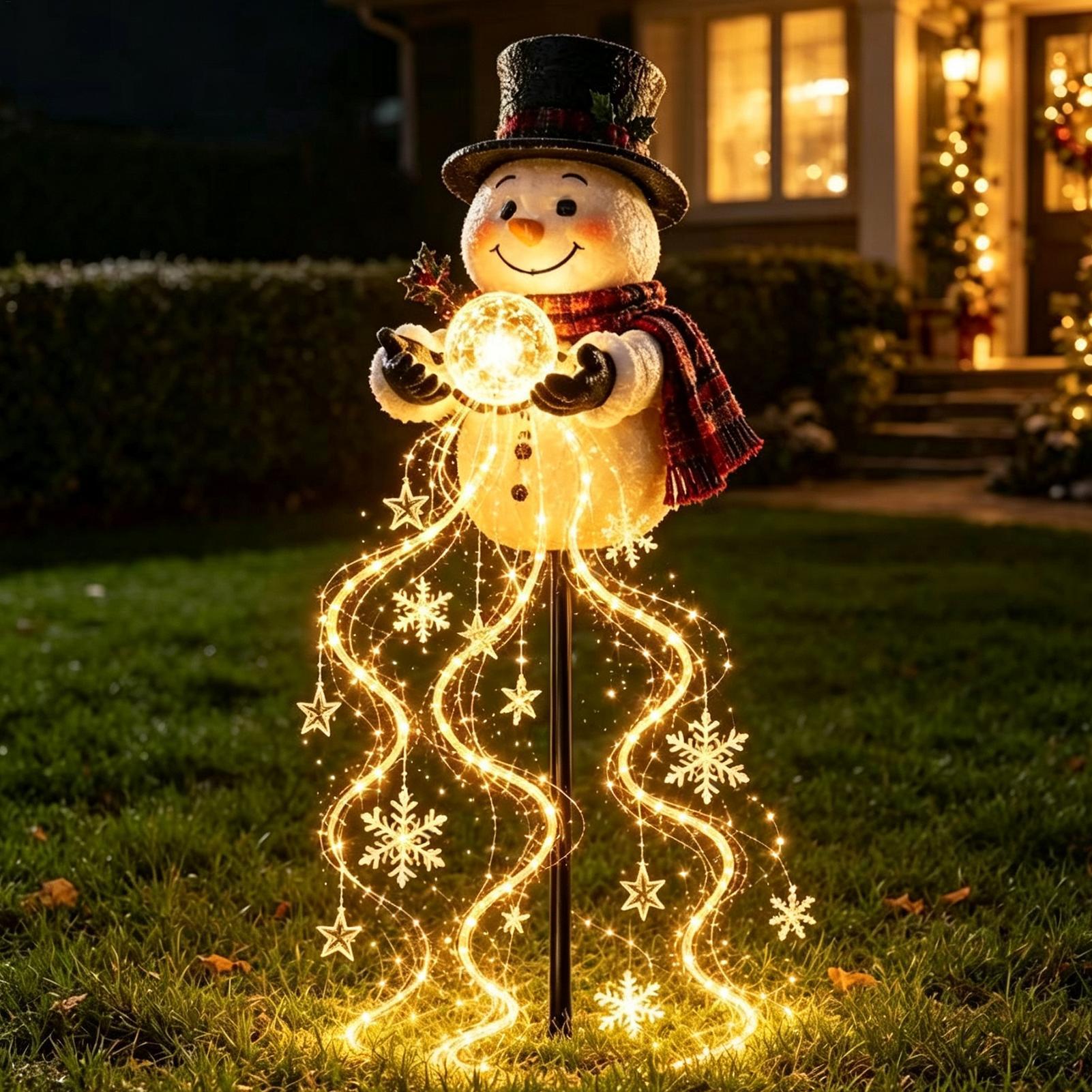 Lighting Christmas Decor - Рождественские гирлянды-светильники на солнечных батареях, 60