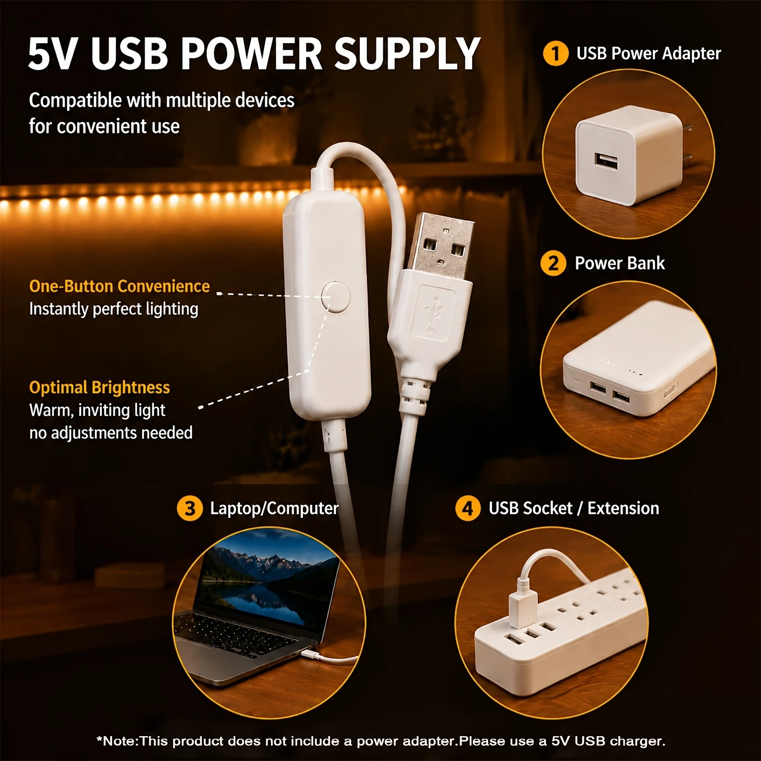 Светодиодная лента с USB-контр – обзор и цена Lighting Decoration Ideas