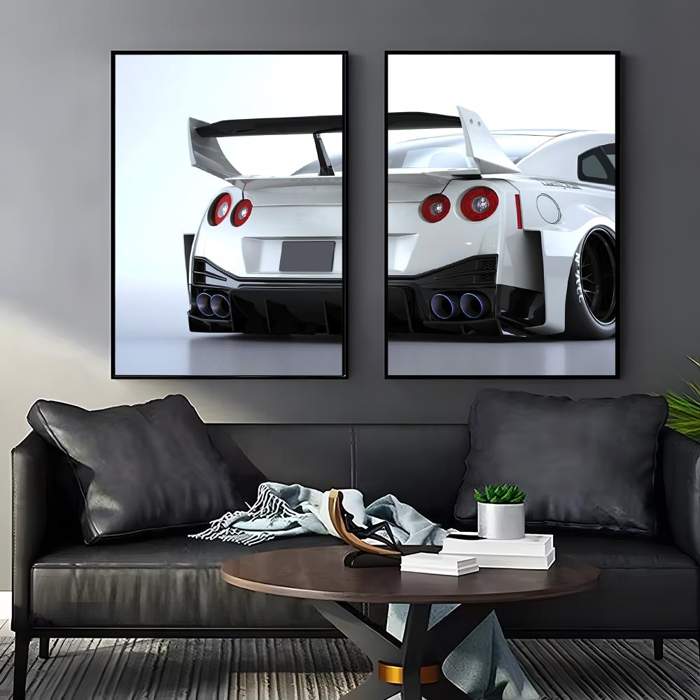 Белые японские наклейки-постер – обзор и цена Lighting Mcqueen Bedroom Decor